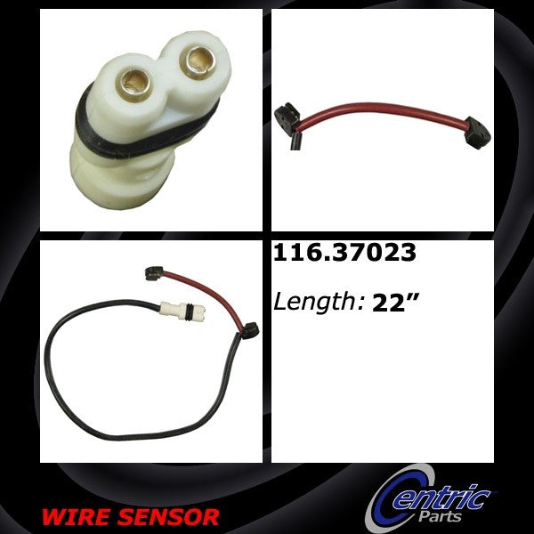 Centric Parts Brake Pad Sensor Wire top view frsport 116.37023