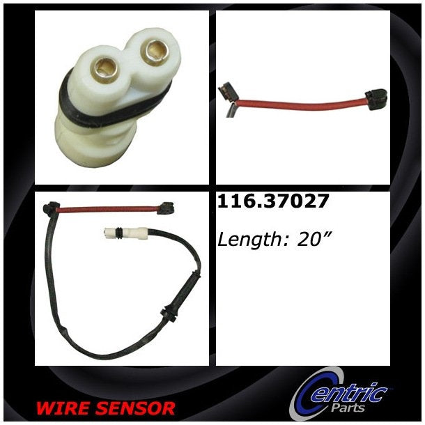 centric parts brake pad sensor wire frsport 116.37027