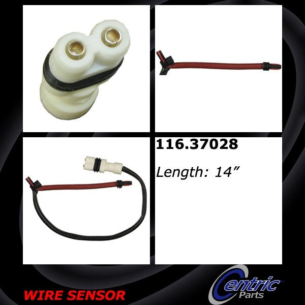 Centric Parts Brake Pad Sensor Wire top view frsport 116.37028