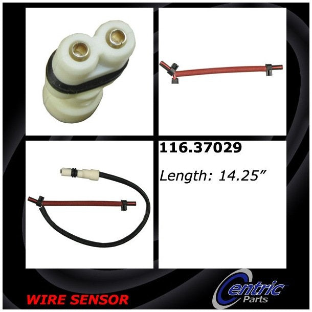 centric parts brake pad sensor wire frsport 116.37029