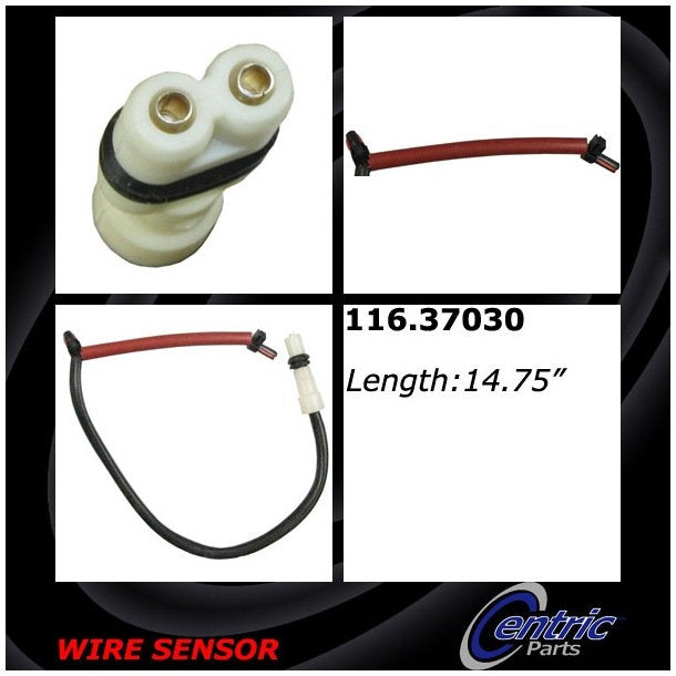 centric parts brake pad sensor wire frsport 116.37030