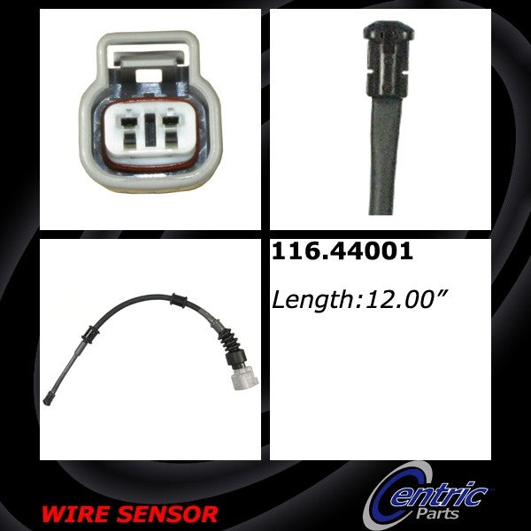 StopTech Brake Pad Sensor Wires top view frsport 116.44001