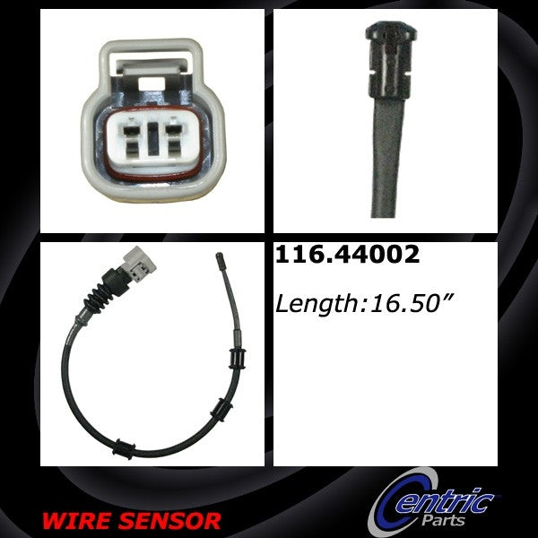 StopTech Brake Pad Sensor Wires top view frsport 116.44002