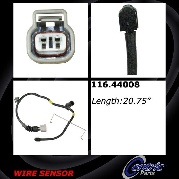 Centric Parts Disc Brake Pad Wear Sensor top view frsport 116.44008