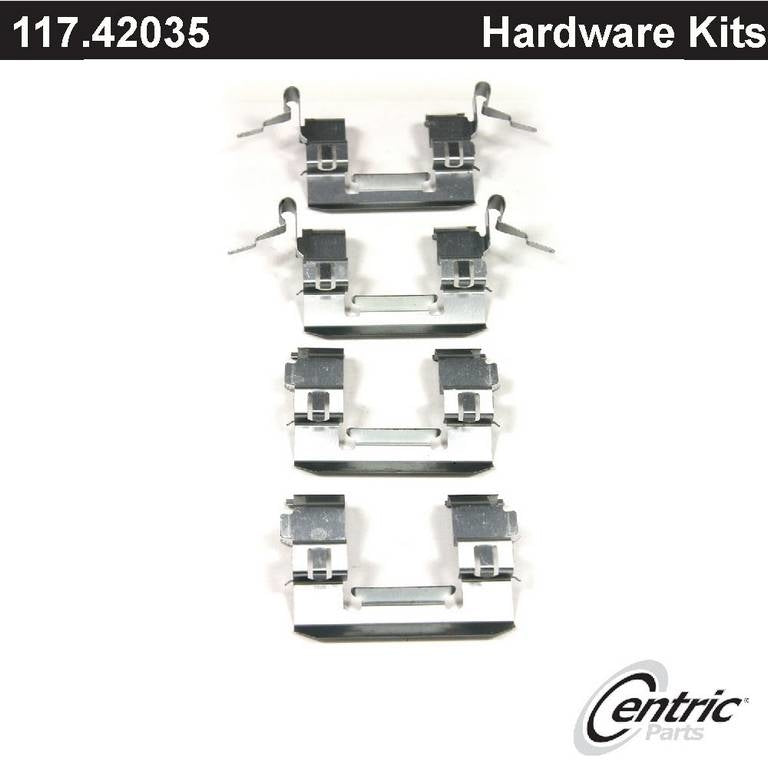centric parts disc brake hardware kit frsport 117.42035