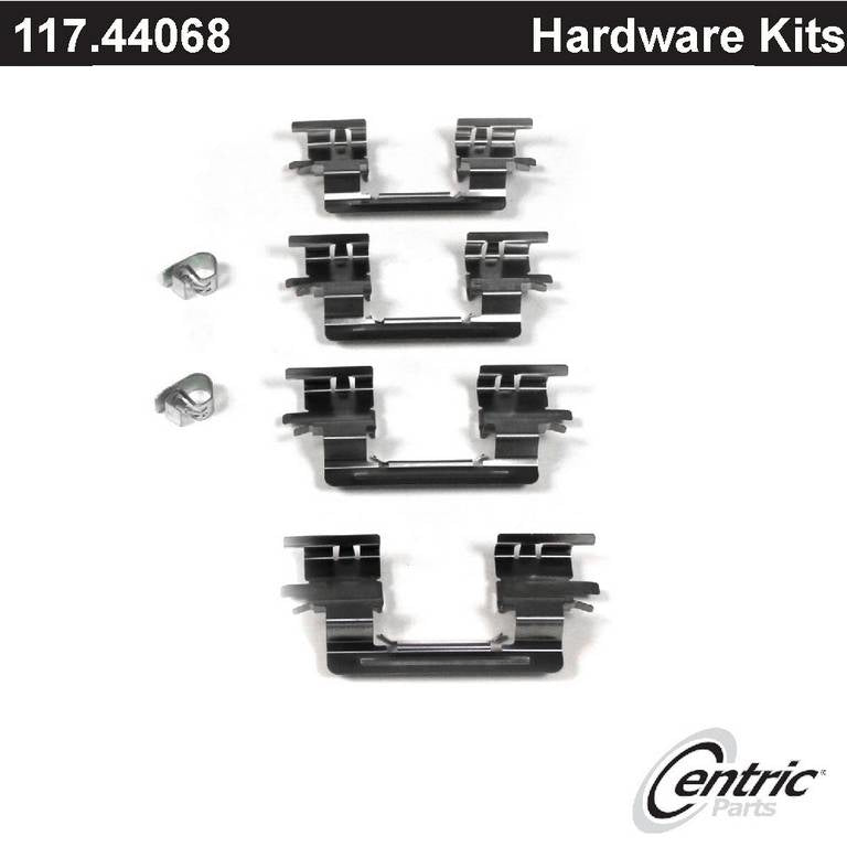 Centric Parts Disc Brake Hardware Kit top view frsport 117.44068