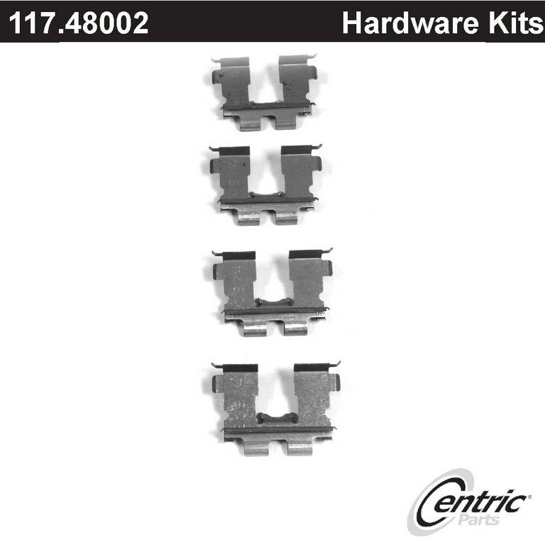 Centric Parts Disc Brake Hardware Kit top view frsport 117.48002