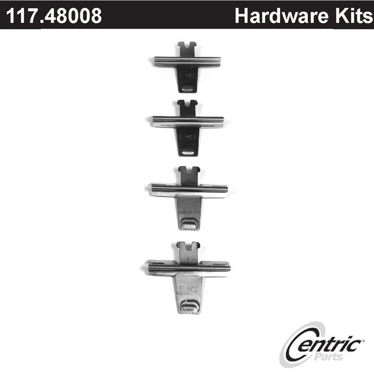 Centric Parts Disc Brake Hardware Kit top view frsport 117.48008