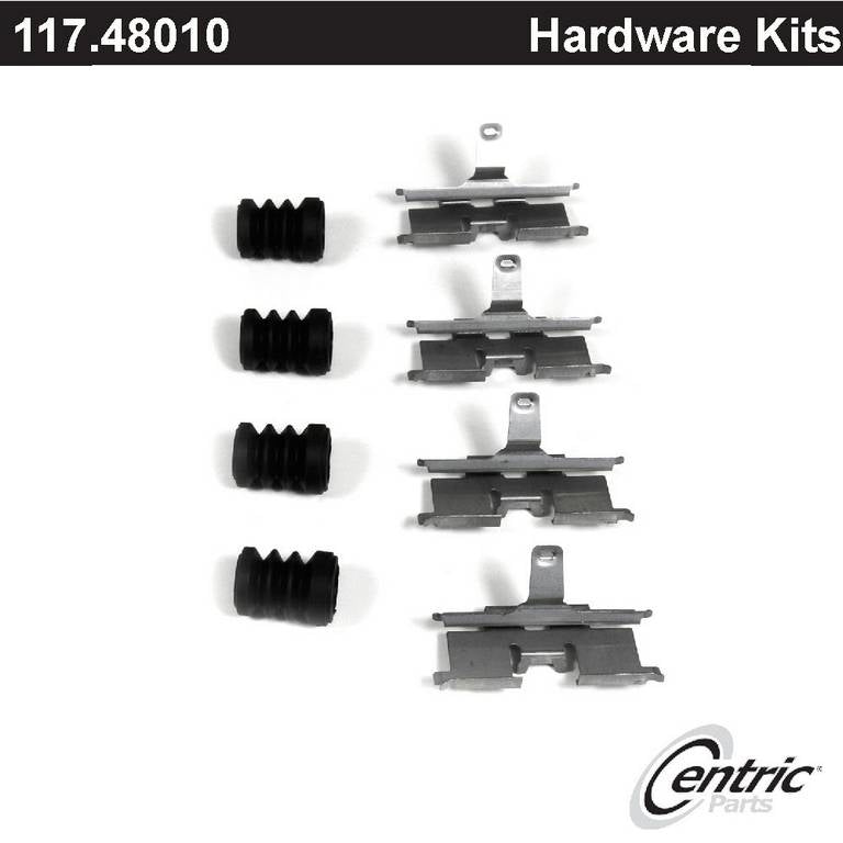 Centric Parts Disc Brake Hardware Kit top view frsport 117.48010