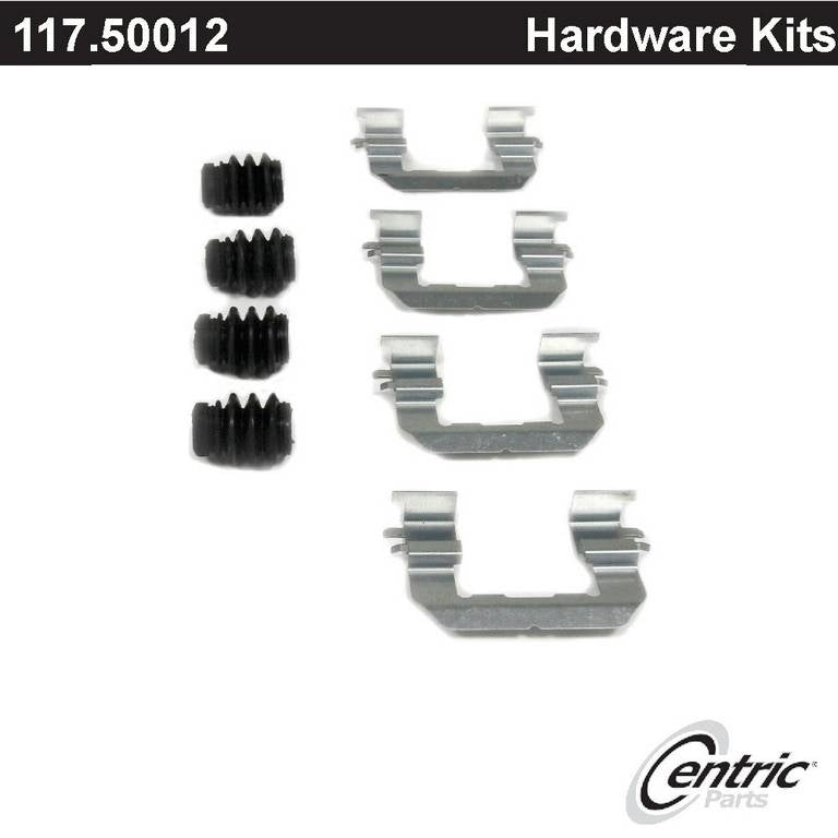 Centric Parts Disc Brake Hardware Kit top view frsport 117.50012
