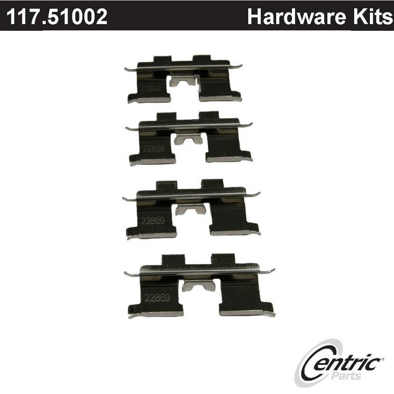 centric parts disc brake hardware kit frsport 117.51002