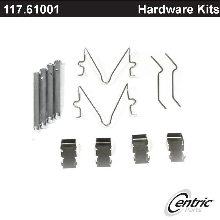 Centric Parts Disc Brake Hardware Kit top view frsport 117.61001