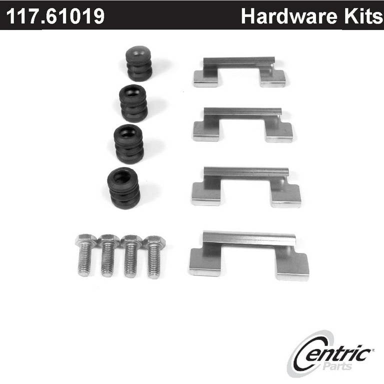 Centric Parts Disc Brake Hardware Kit top view frsport 117.61019