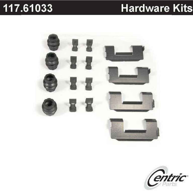Centric Parts Disc Brake Hardware Kit top view frsport 117.61033