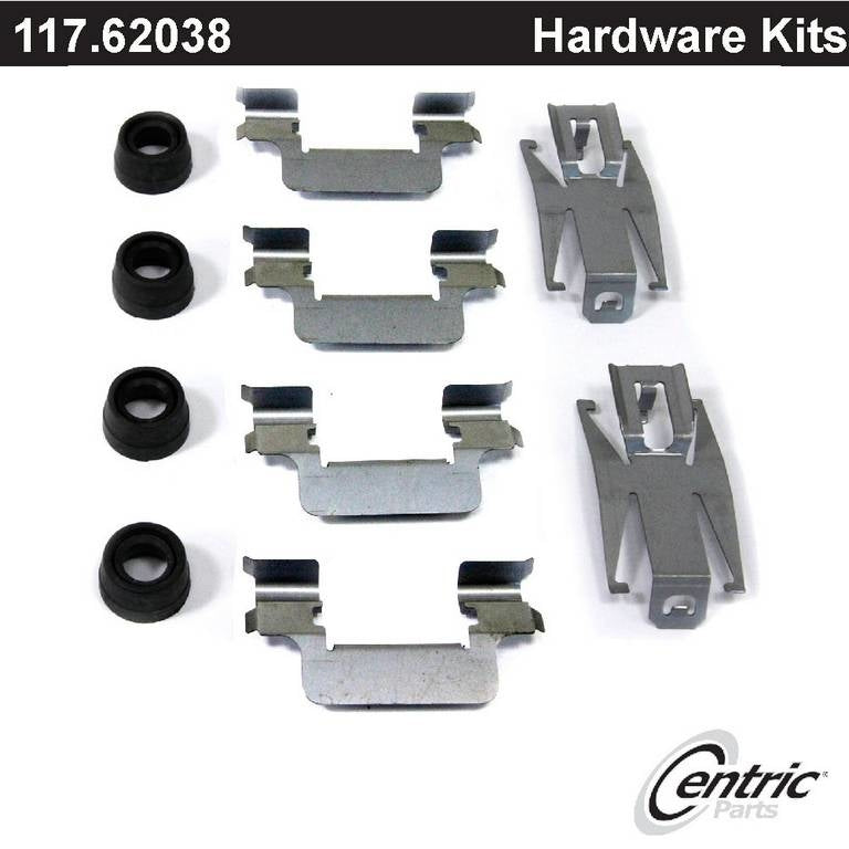 Centric Parts Disc Brake Hardware Kit top view frsport 117.62038