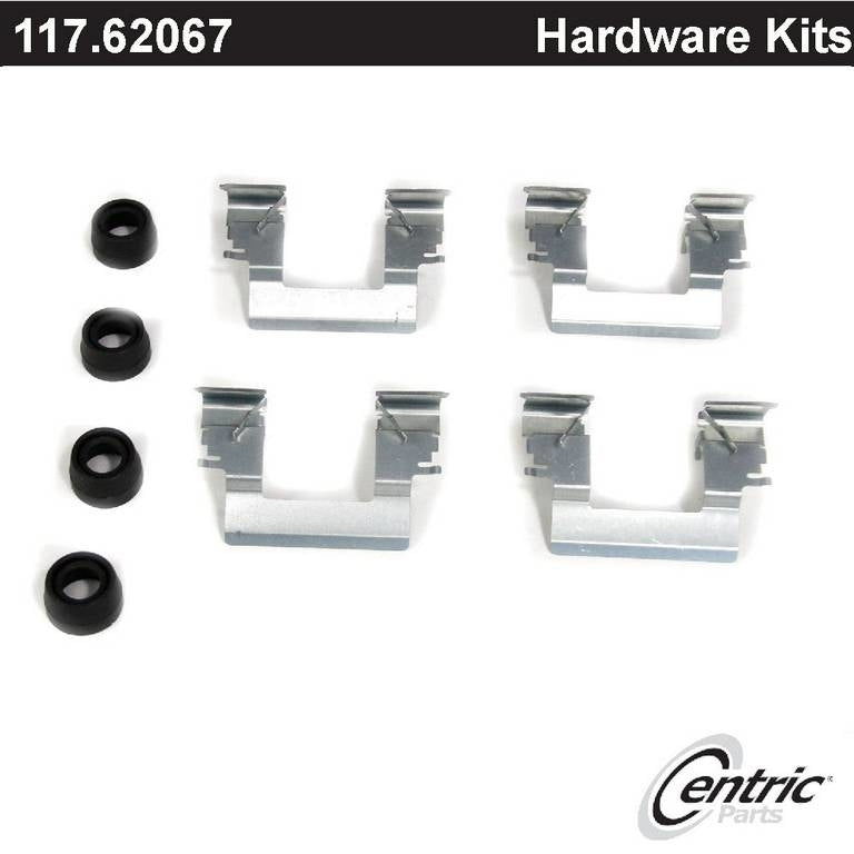 Centric Parts Disc Brake Hardware Kit top view frsport 117.62067