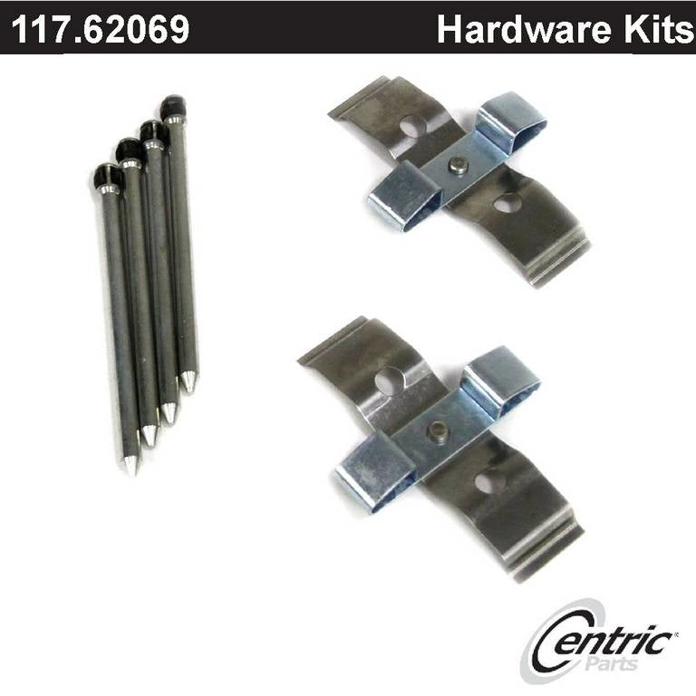 Centric Parts Disc Brake Hardware Kit top view frsport 117.62069