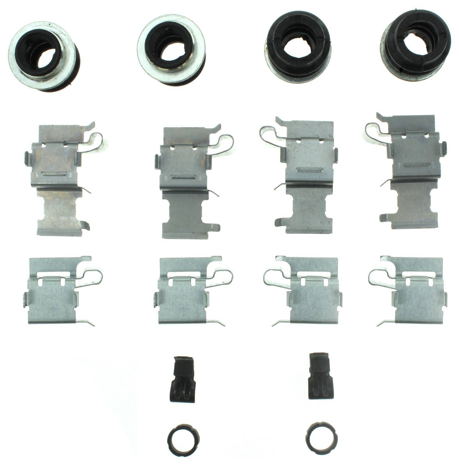 Centric Parts Disc Brake Hardware Kit top view frsport 117.66012