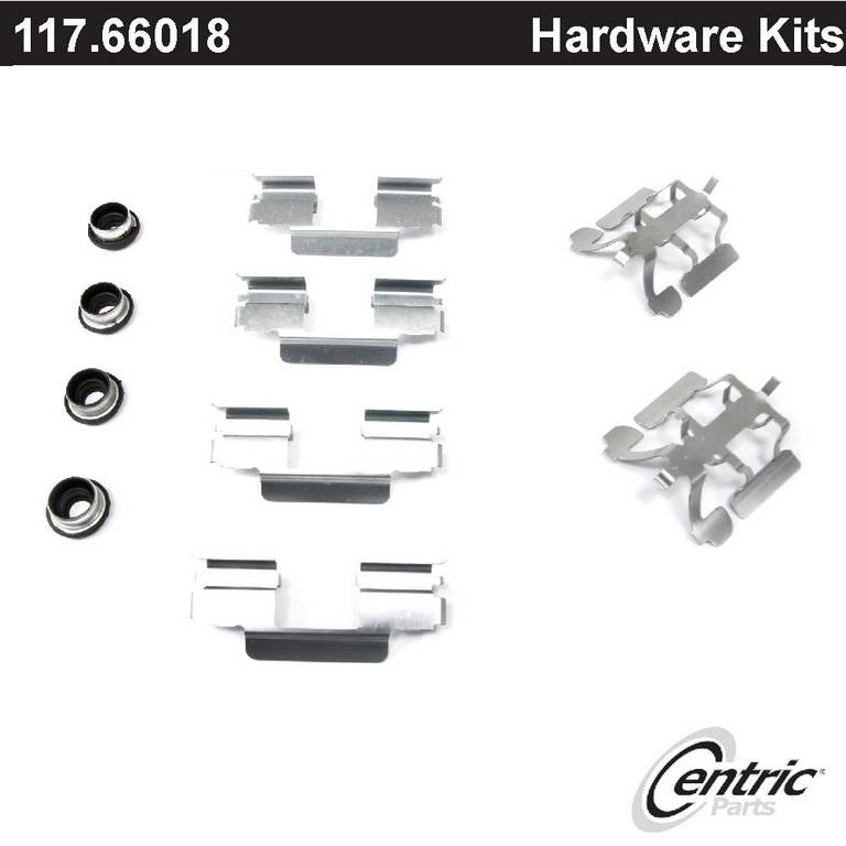 Centric Parts Disc Brake Hardware Kit top view frsport 117.66018