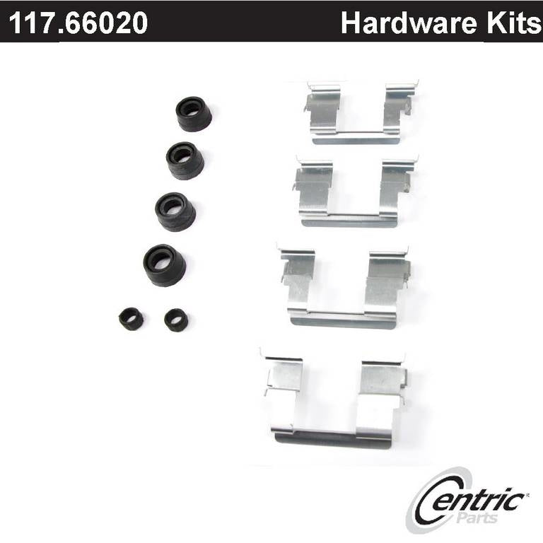 Centric Parts Disc Brake Hardware Kit top view frsport 117.66020
