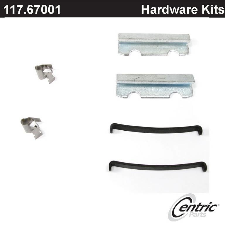 Centric Parts Disc Brake Hardware Kit top view frsport 117.67001