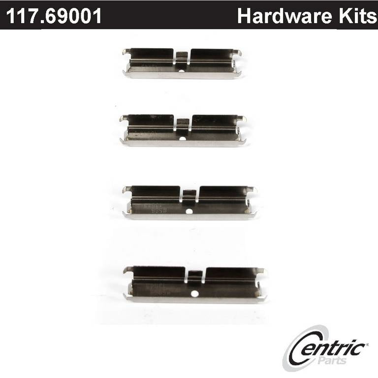 Centric Parts Disc Brake Hardware Kit top view frsport 117.69001