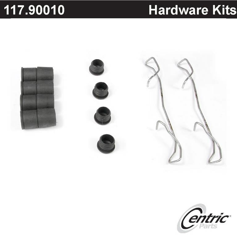 centric parts disc brake hardware kit frsport 117.90010