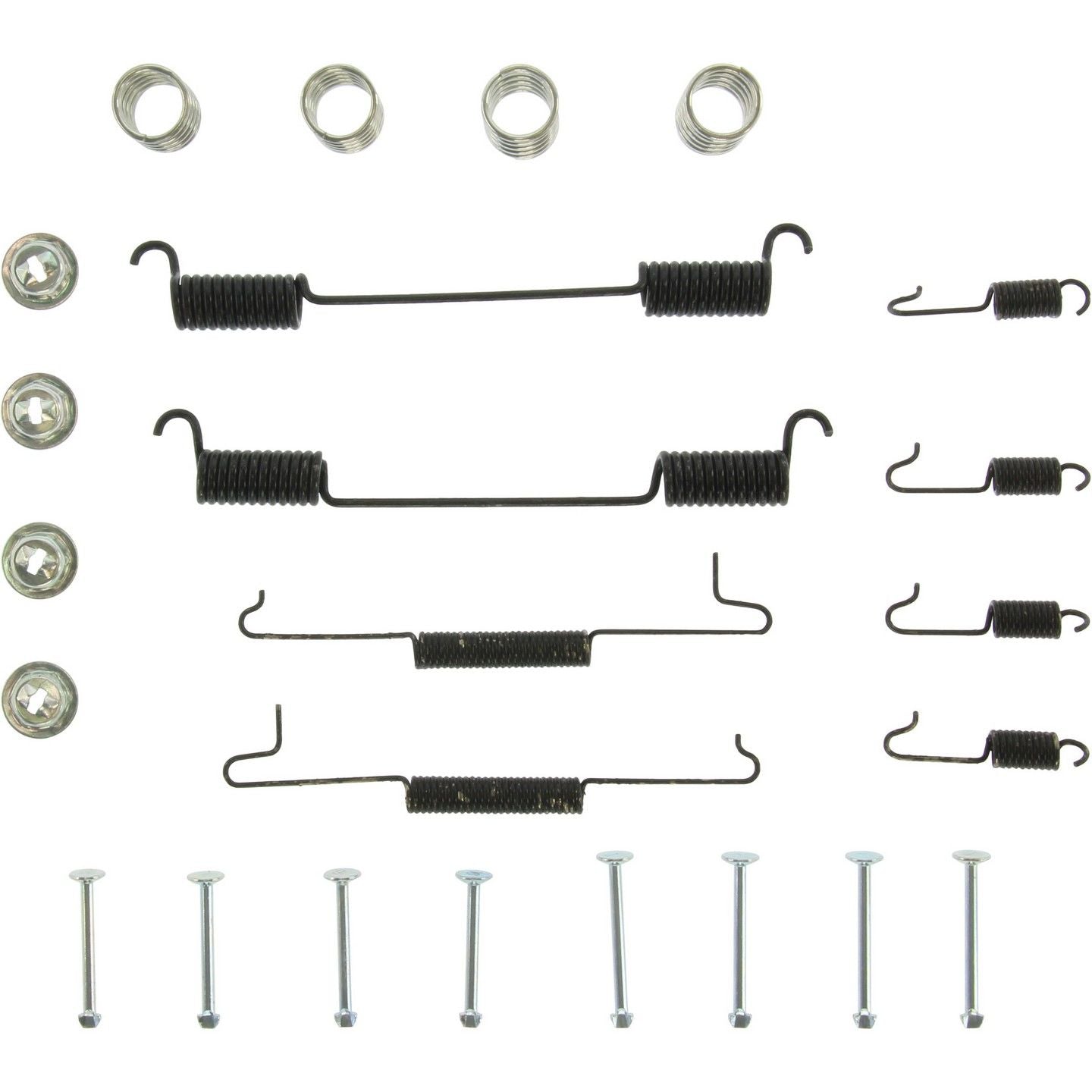 Centric Parts Drum Brake Hardware Kit top view frsport 118.33007