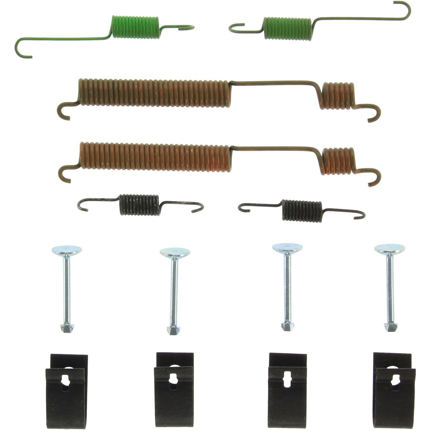Centric Parts Drum Brake Hardware Kit top view frsport 118.42020