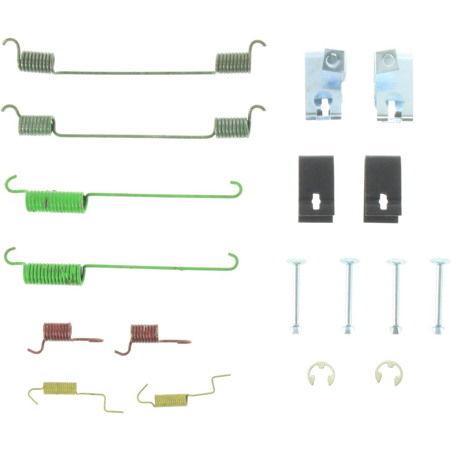 Centric Parts Drum Brake Hardware Kit top view frsport 118.48002