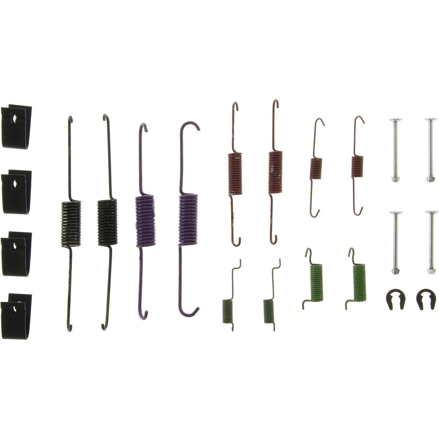 Centric Parts Drum Brake Hardware Kit top view frsport 118.48014