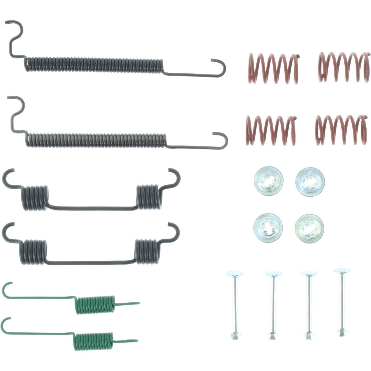 Centric Parts Drum Brake Hardware Kit top view frsport 118.49002