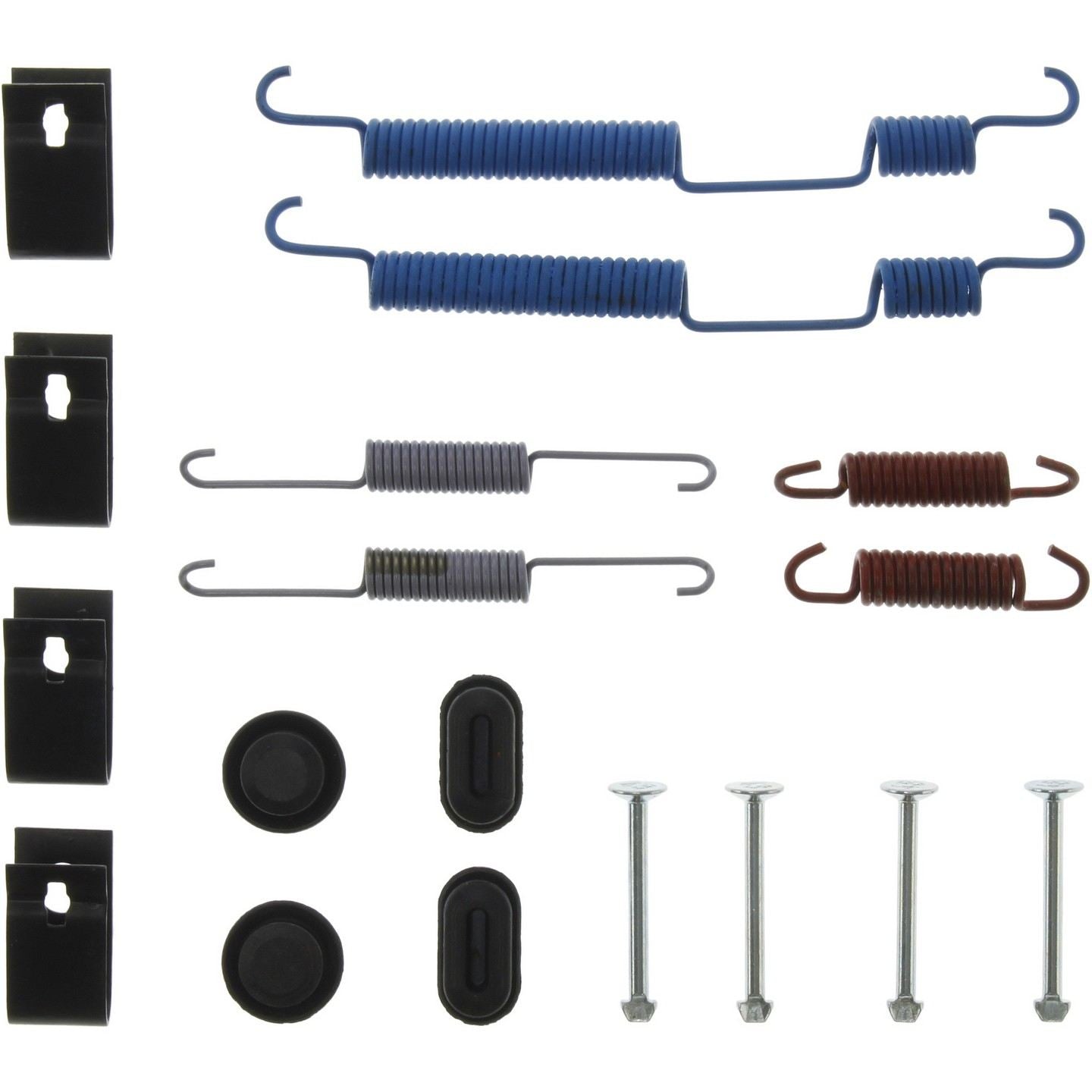 Centric Parts Drum Brake Hardware Kit top view frsport 118.50009