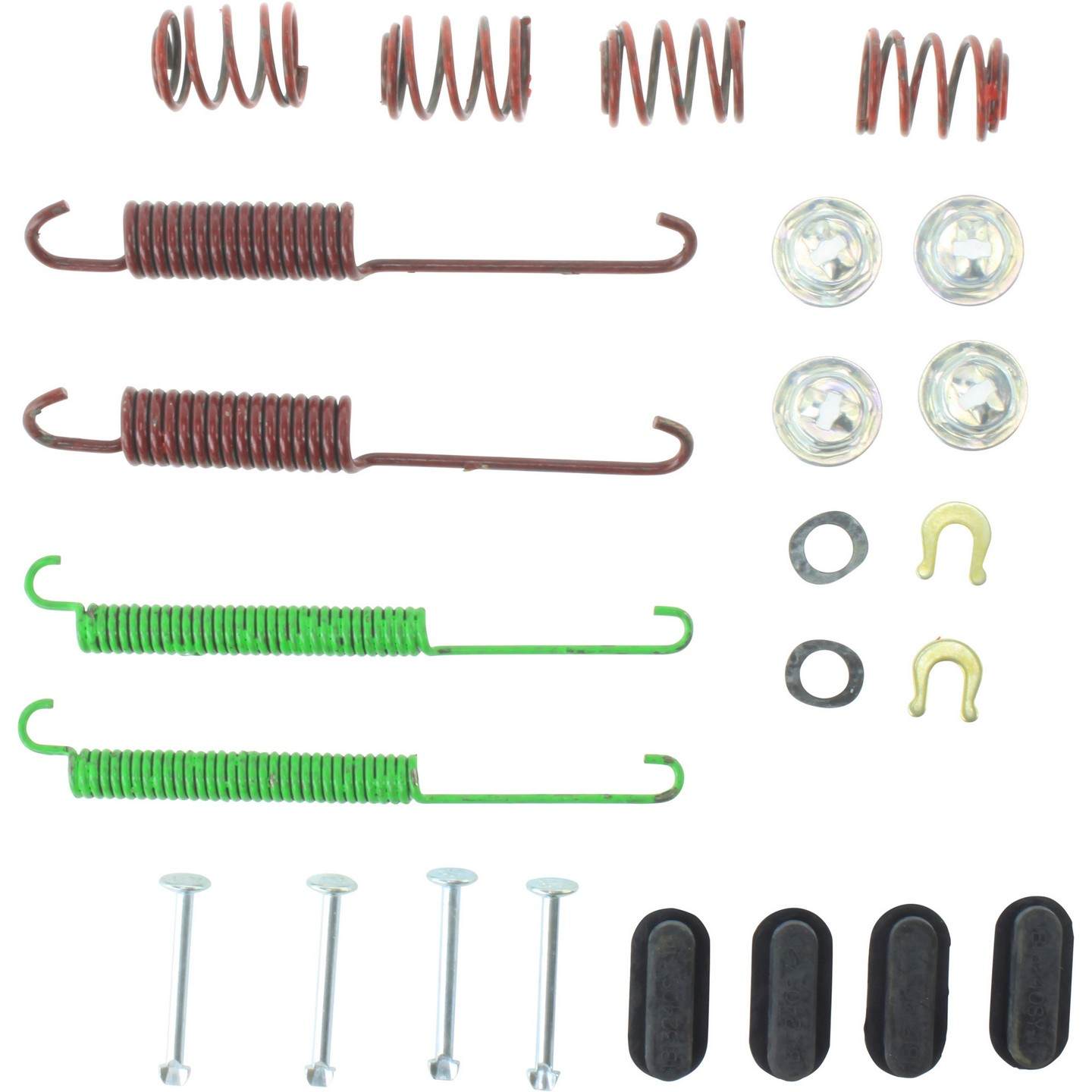 Centric Parts Drum Brake Hardware Kit top view frsport 118.61018