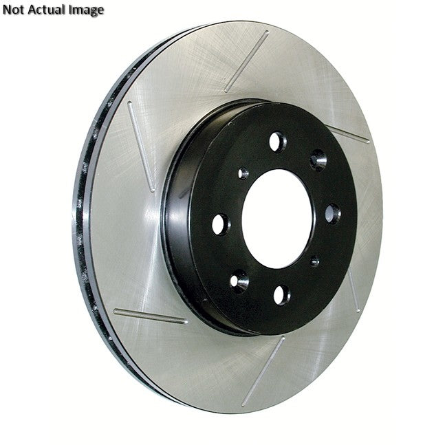 stoptech sport slotted brake rotor front right frsport 126.34077sr