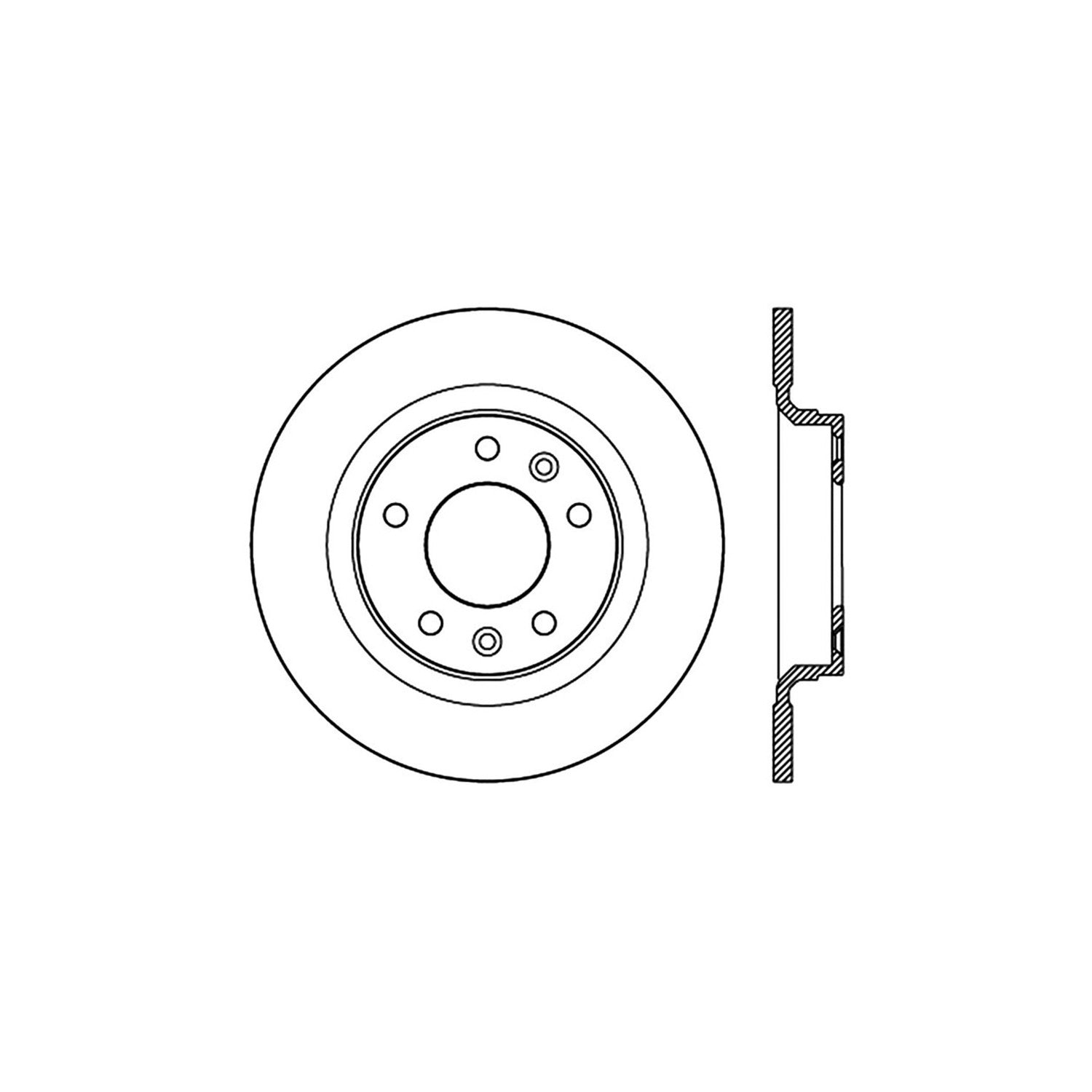 Stoptech Sport Drilled & Slotted Rotor - Front Left 127.61097R