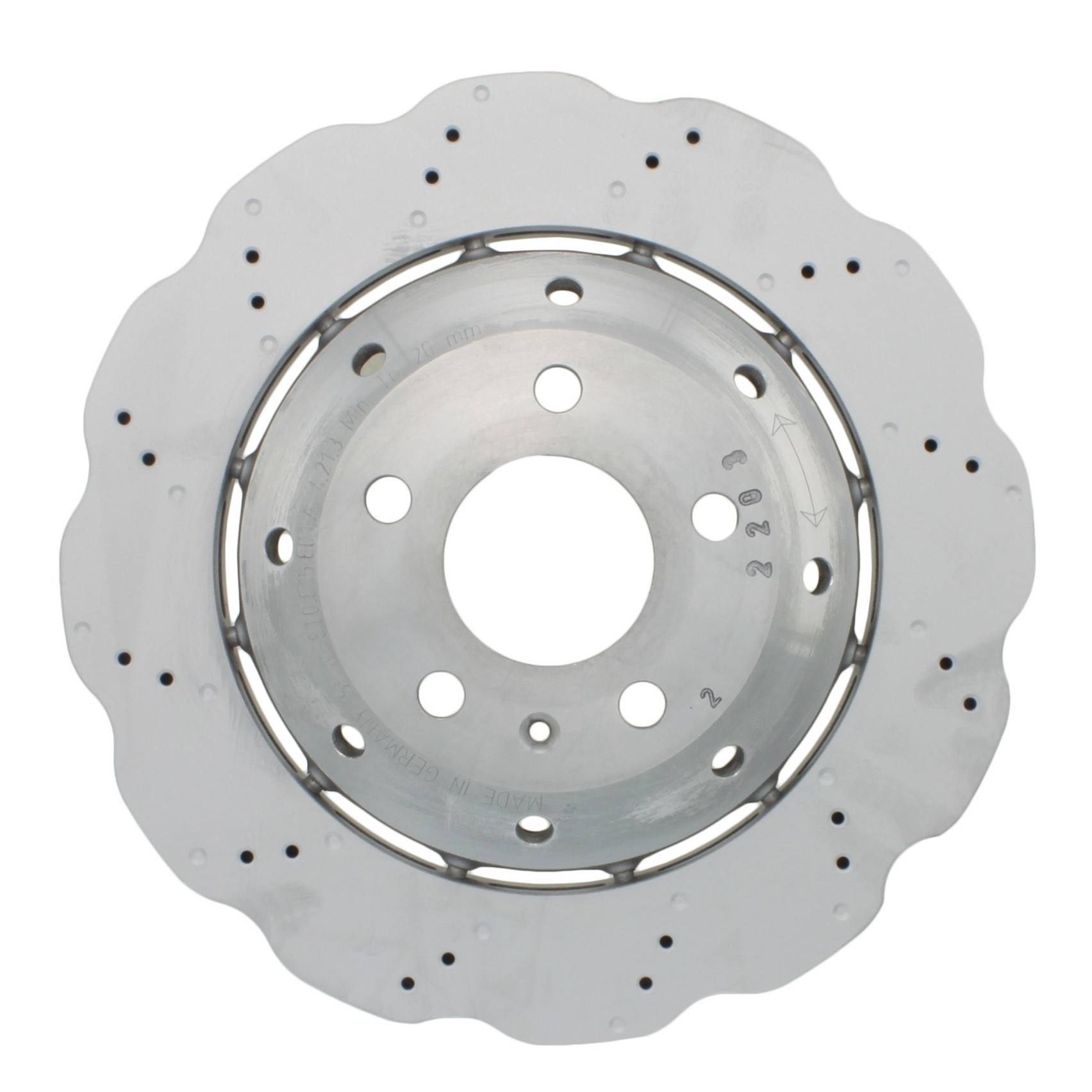 Stoptech Centric 2014 Audi RS5 Coupe Drilled Rear OE Design Brake Rotor 128.33143