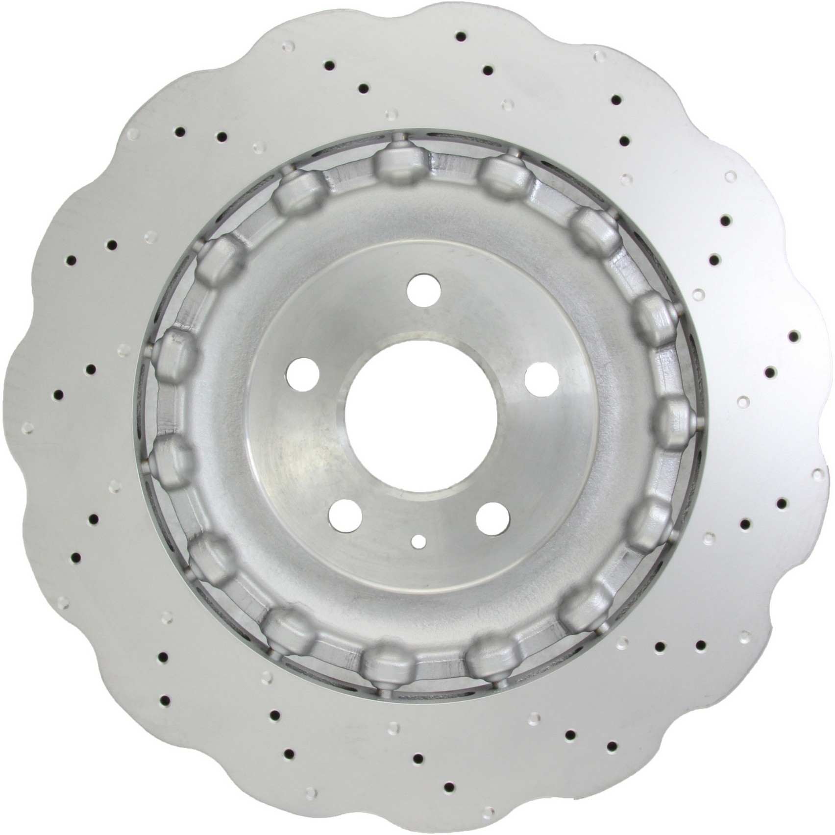 Stoptech Centric 14-18 Audi S7 SportStop Drilled Rear Rotor 128.33151