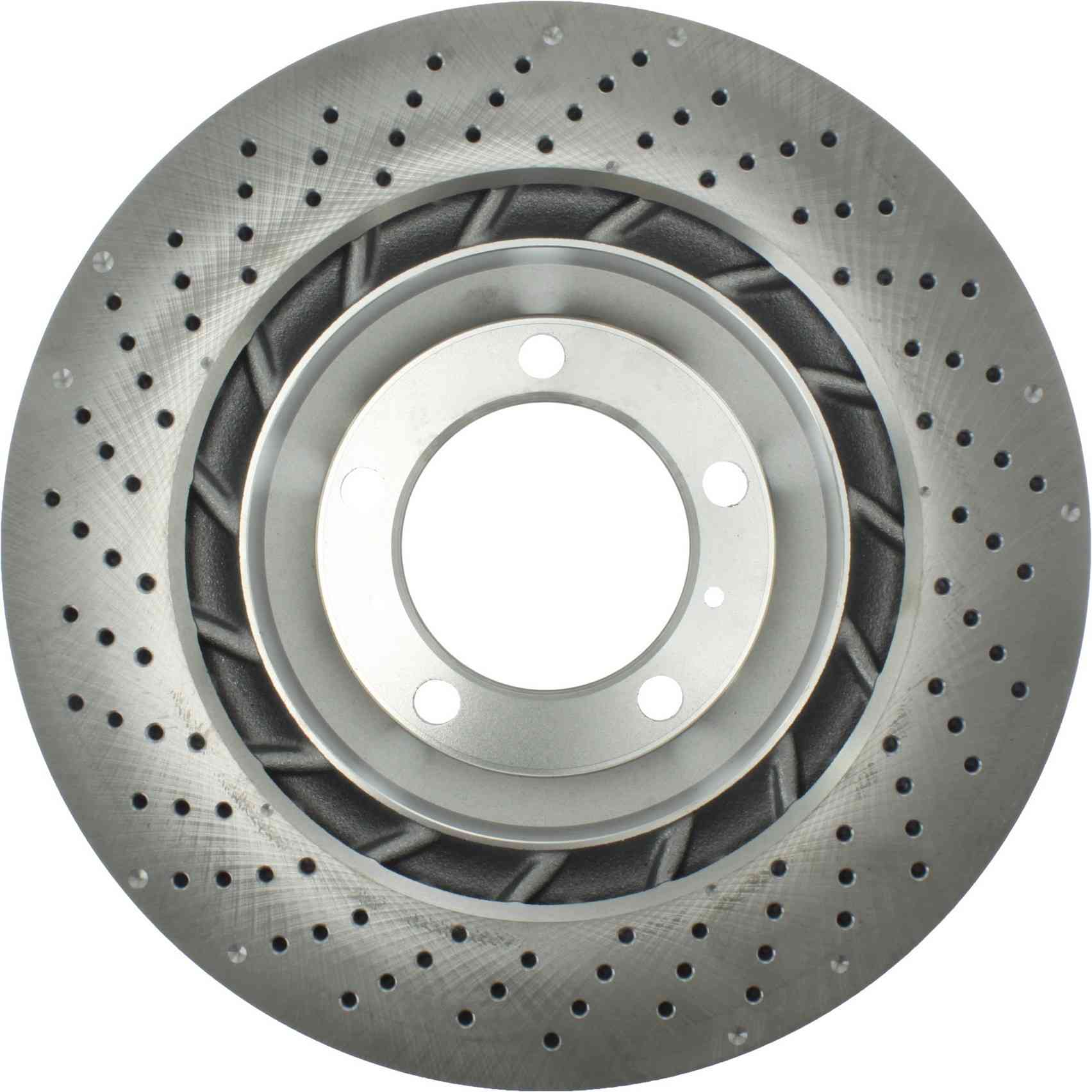 Stoptech Centric 13-16 Porsche 911 Drilled Rear Right Rotor 128.37091