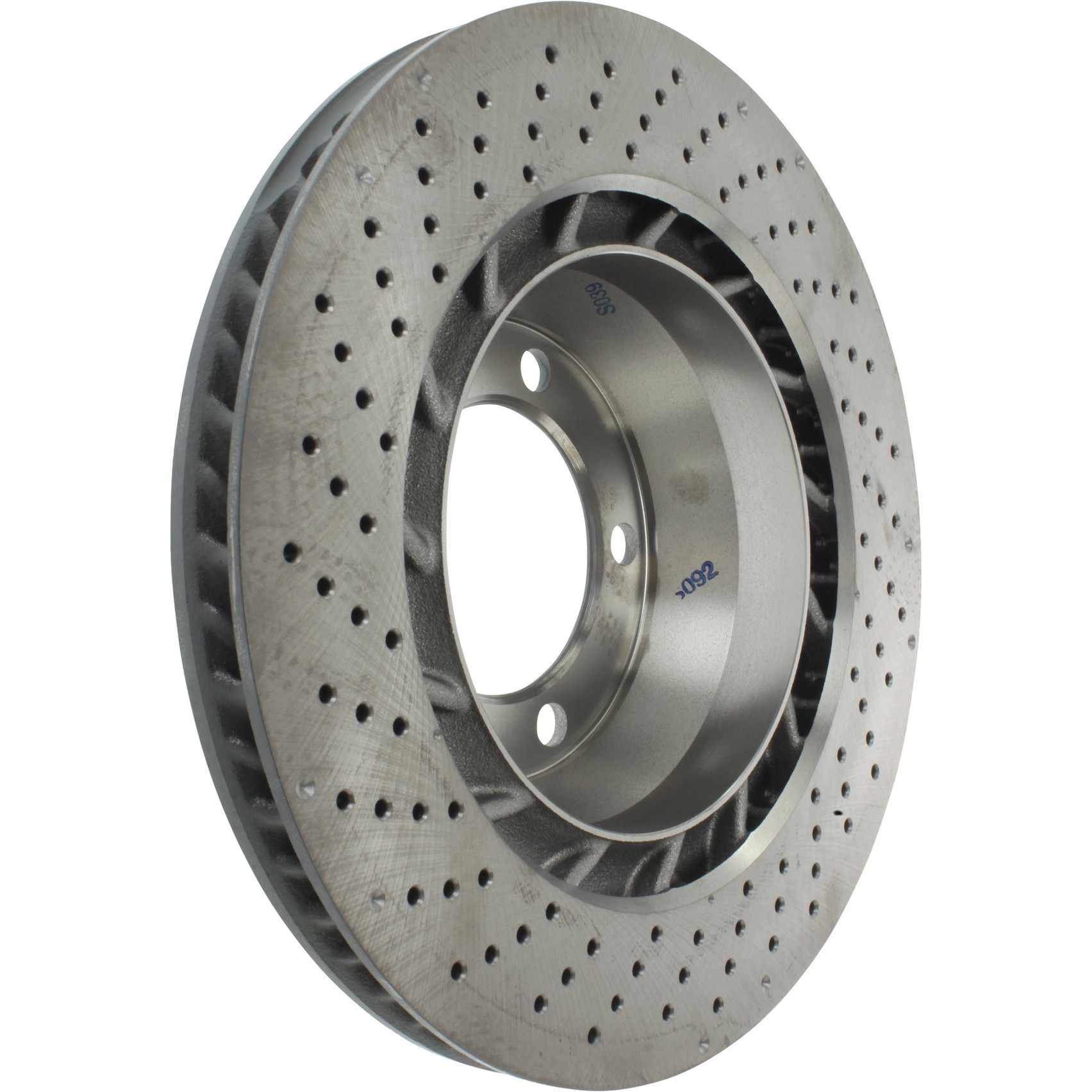 Stoptech Centric 13-16 Porsche 911 Drilled Rear Right Rotor 128.37091
