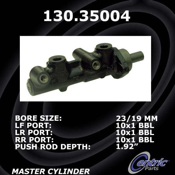 StopTech Premium Brake Master Cylinder top view frsport 130.35004