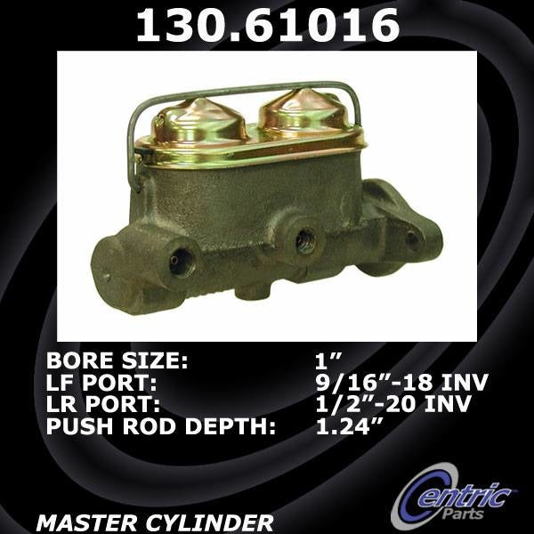 StopTech Premium Brake Master Cylinder top view frsport 130.61016