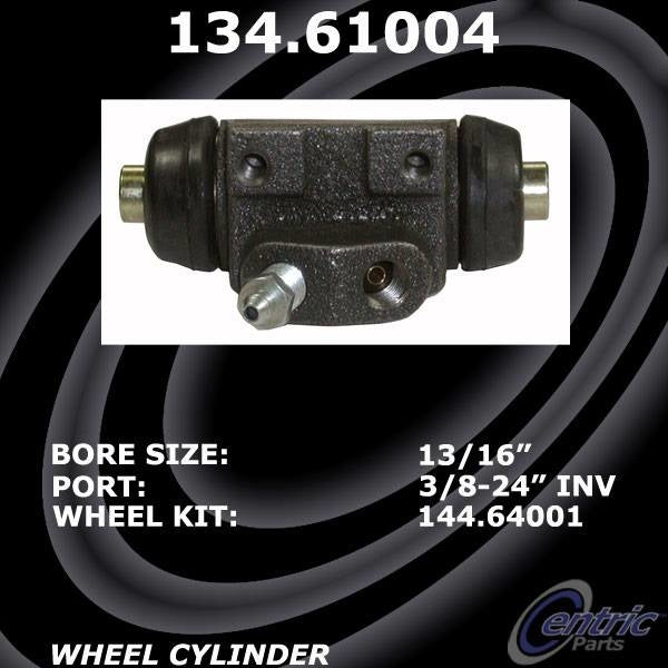 C-Tek Drum Brake Wheel Cylinder top view frsport 135.61004