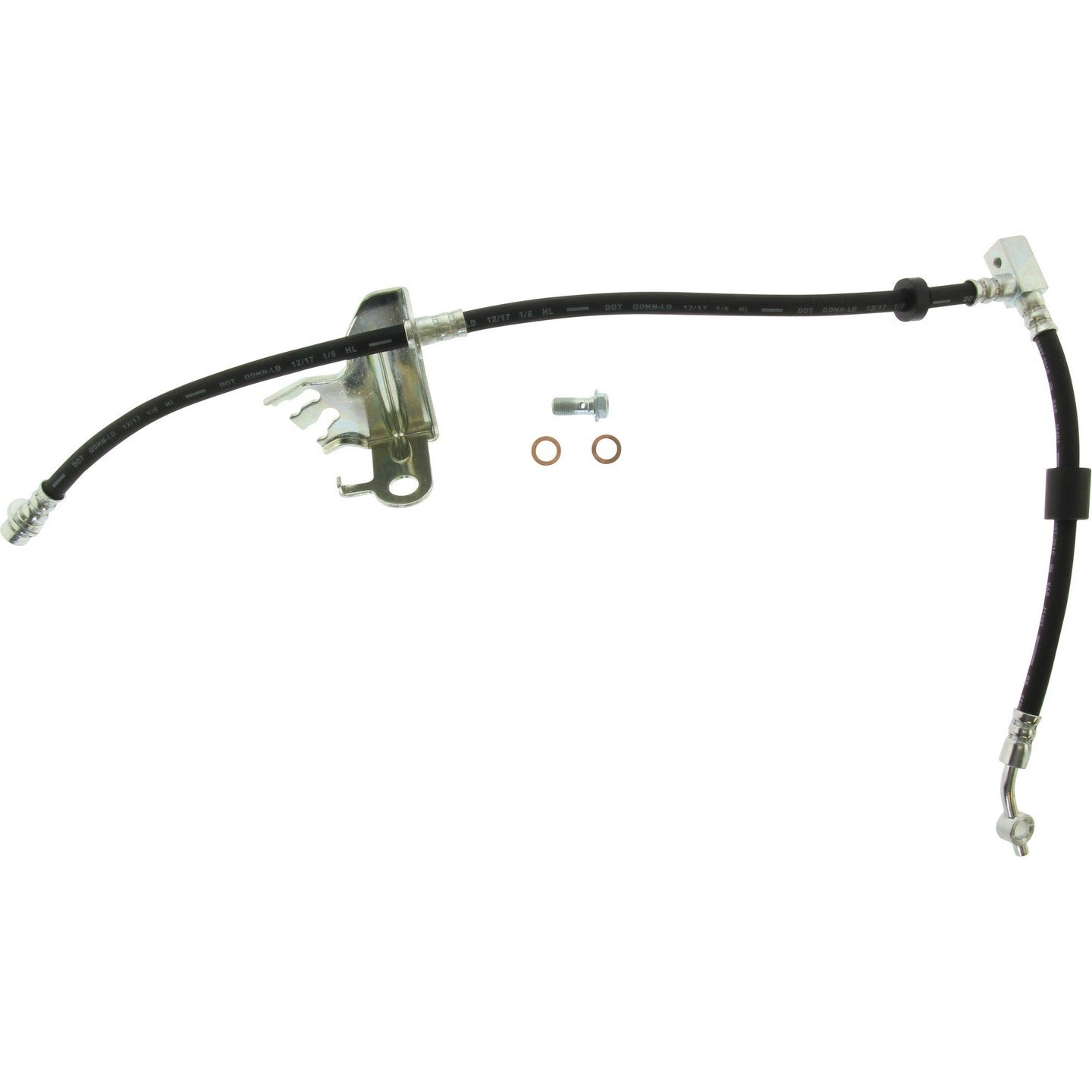 Centric Parts Brake Hose top view frsport 150.22021