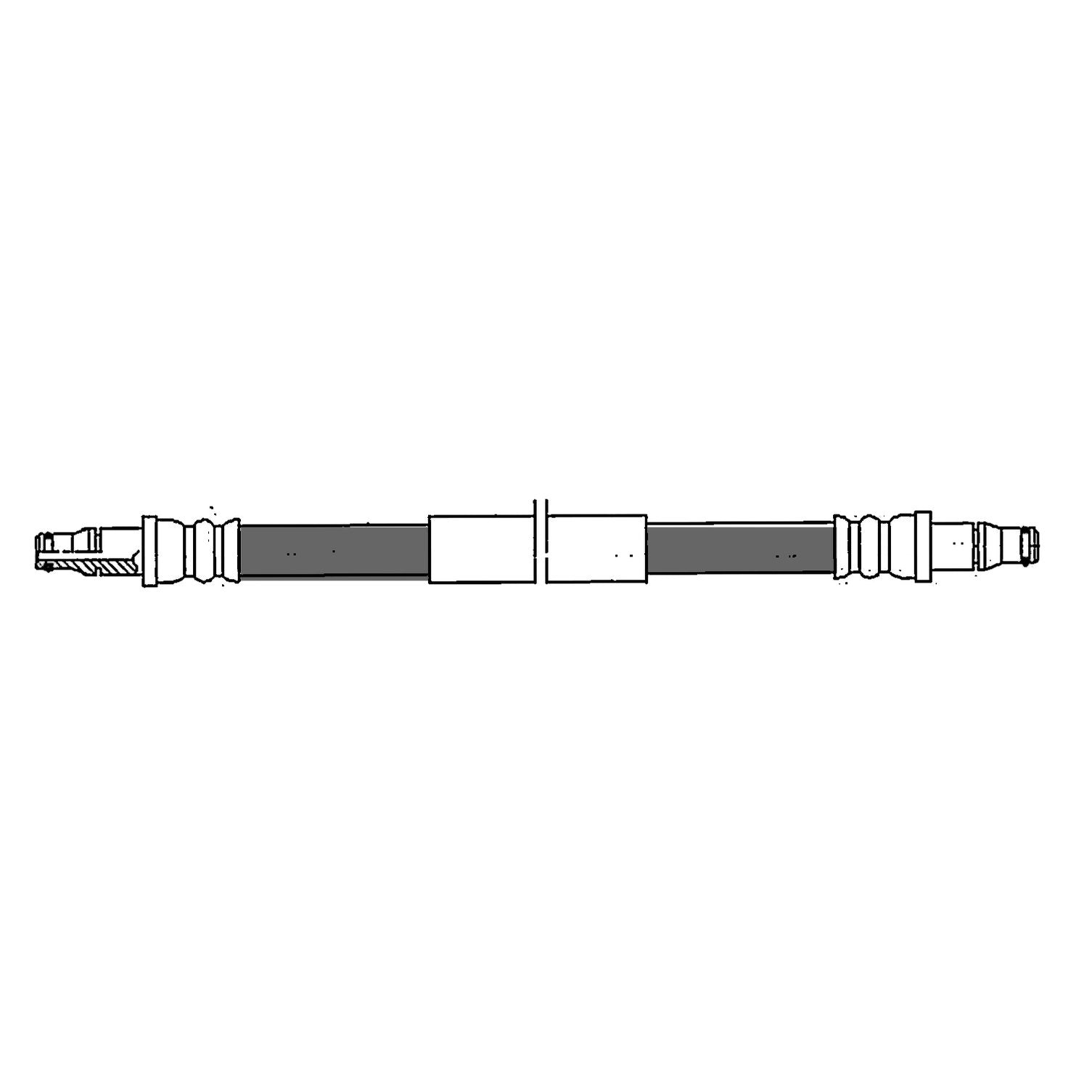 centric parts brake hose frsport 150.34019