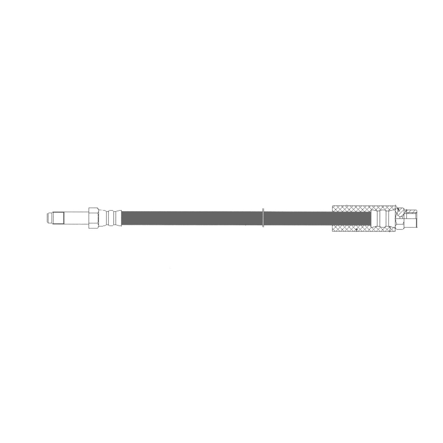 centric parts brake hose frsport 150.34309
