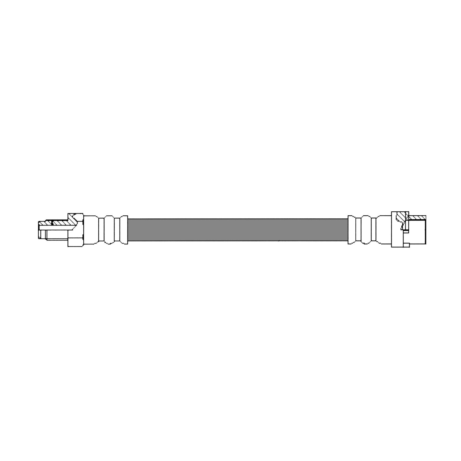 Centric Parts Brake Hose top view frsport 150.34313