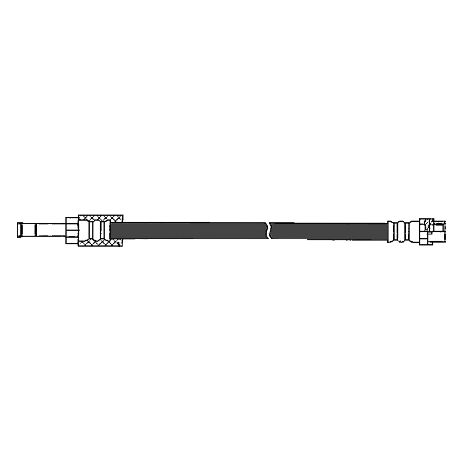 Centric Parts Brake Hose top view frsport 150.34317