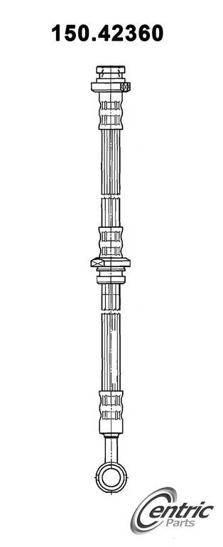 StopTech Brake Hose top view frsport 150.42360