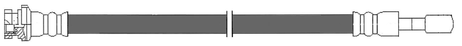 centric parts brake hose frsport 150.42427